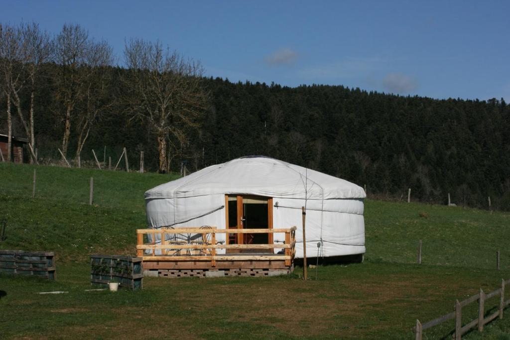 Yourtes en Terrasse Bonneval  Exterior foto